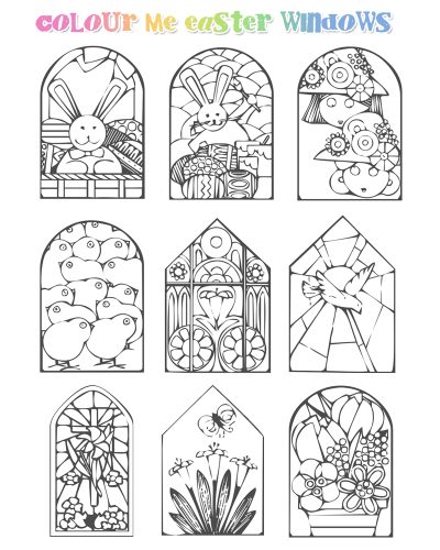 easter colouring pages