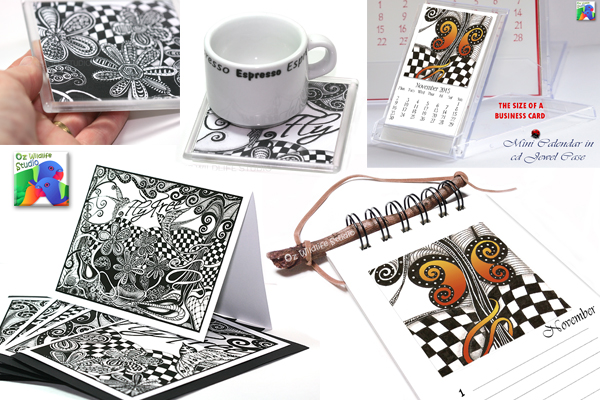 zentangle-inspired products