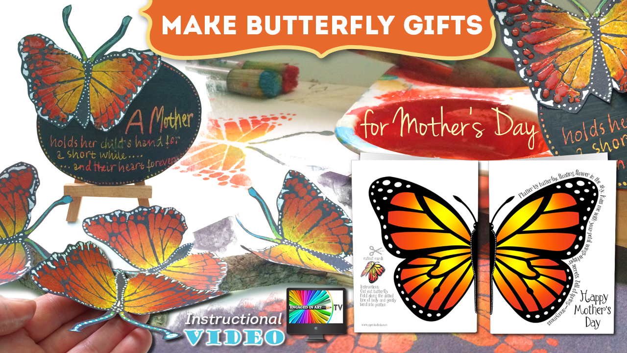 Make Butterfly Mother's Day Gifts