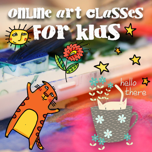 online art classes for kids, art club for kids, engaged in art online art classes